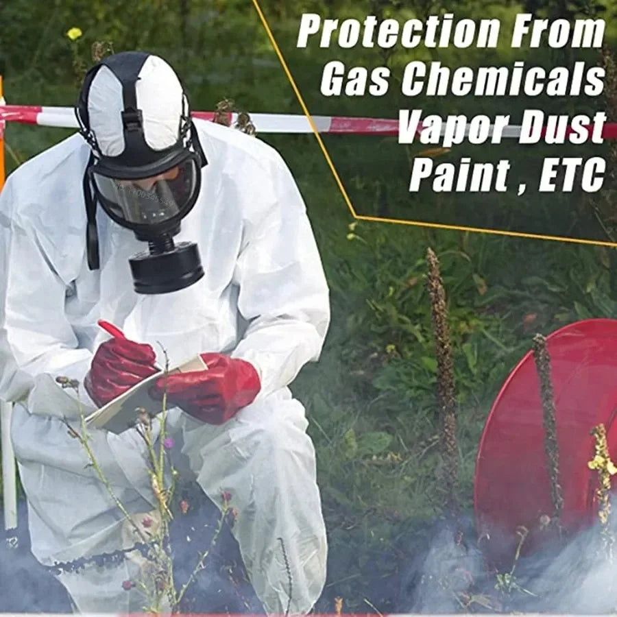 Máscara de gas facial completa: protección química y biológica
