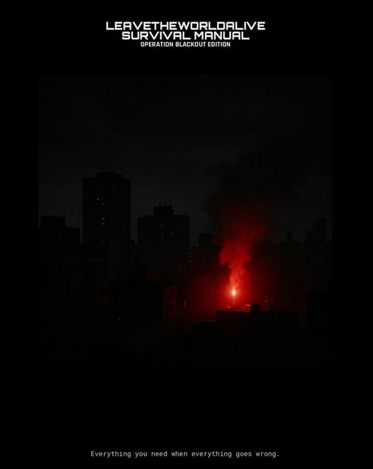 Manual de supervivencia LeaveTheWorldAlive™ — Edición Operación Apagón